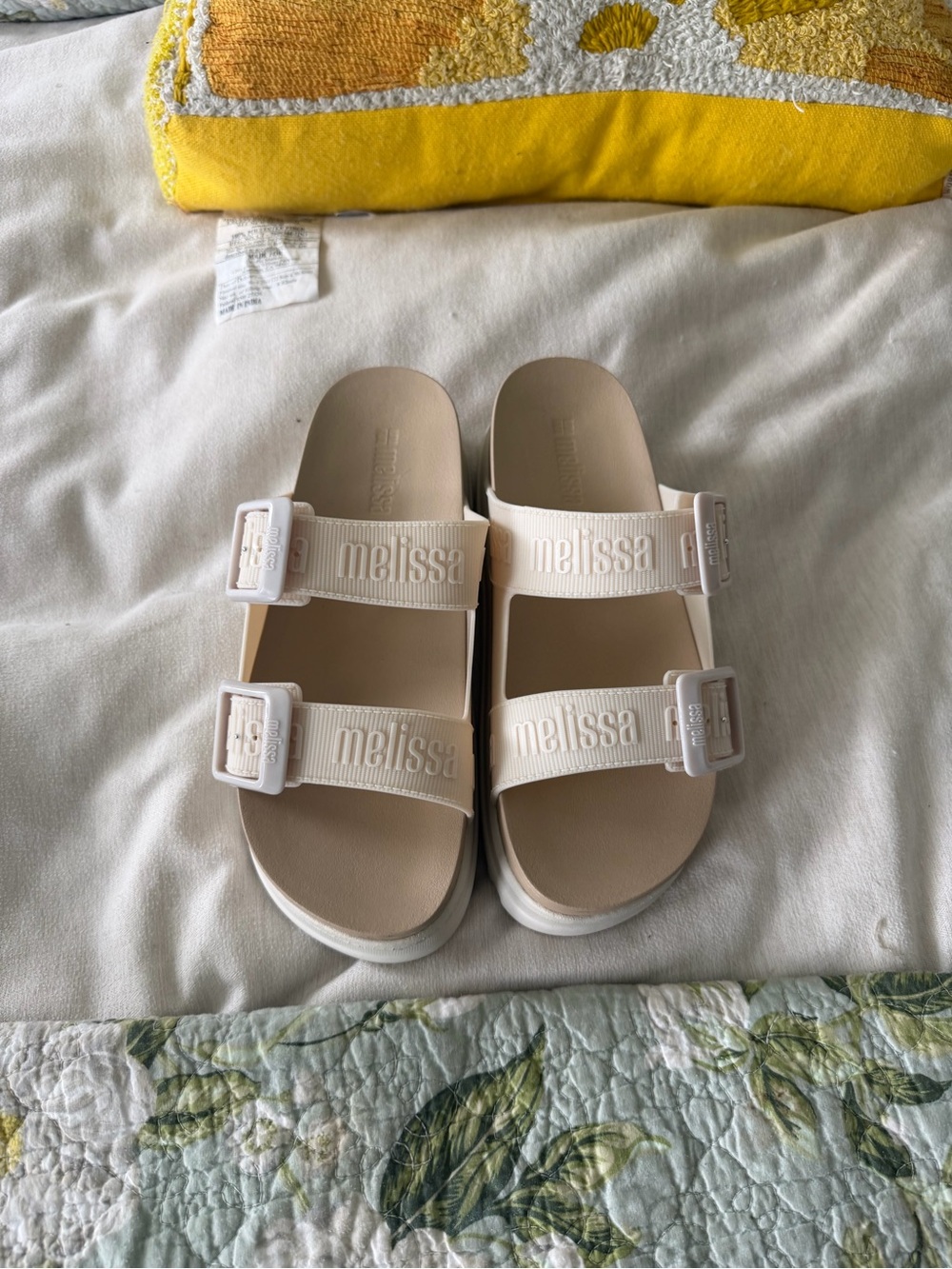 Cozy M Lover Platform Sandals (WHITE)